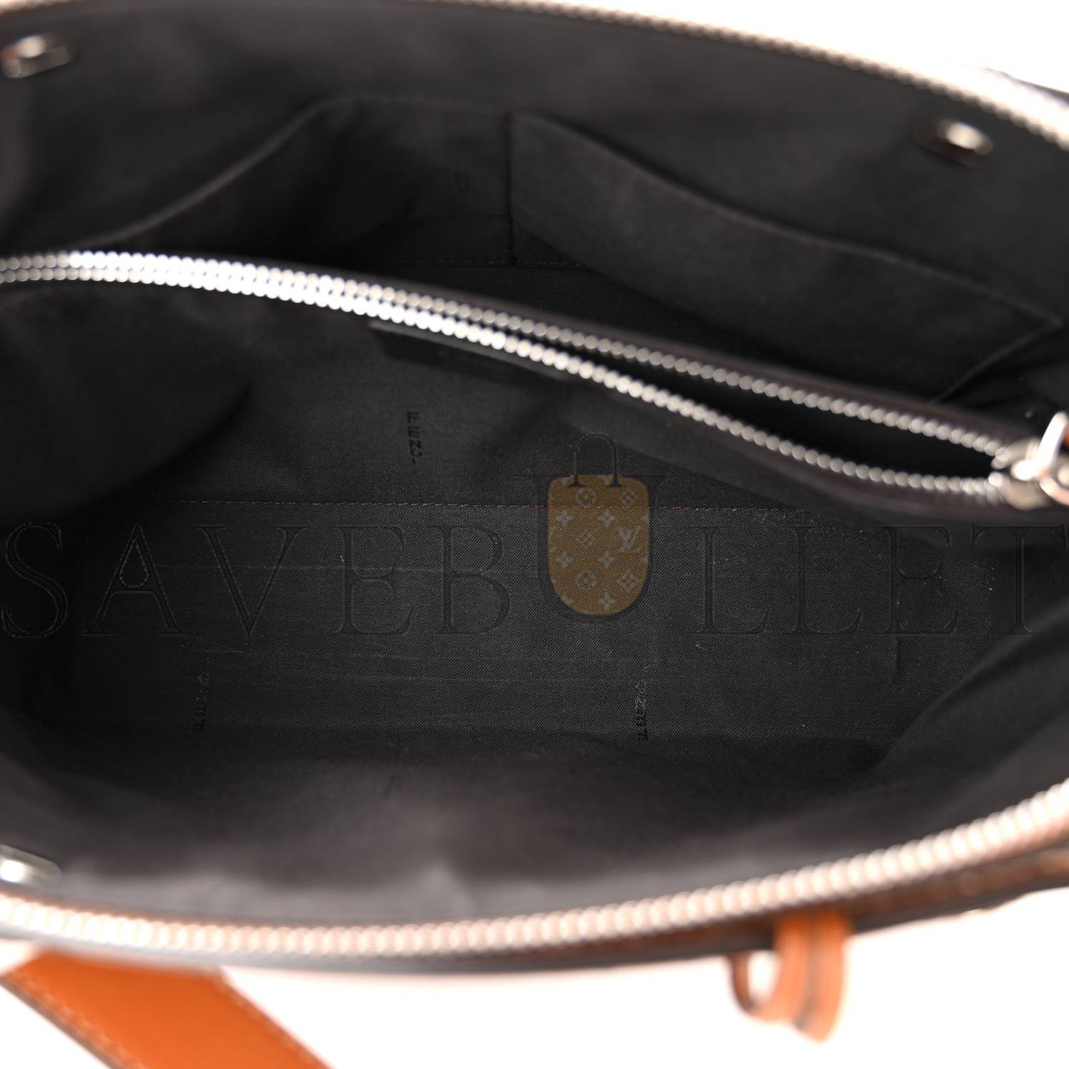 F**di vitello king logo embossed medium by the way boston bag cuoio (28*19*13cm)