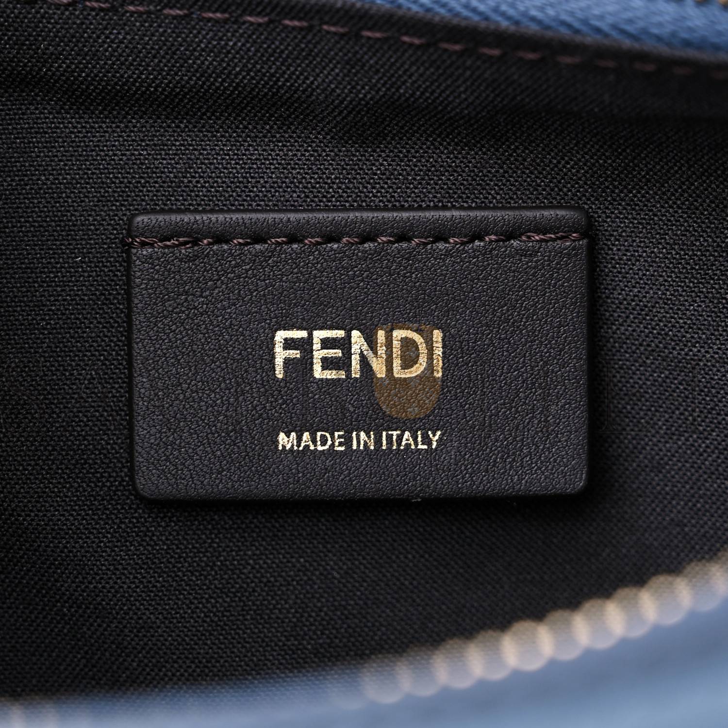 F**di vitello grace matte small F**digraphy hobo bag mirto (30*16*9cm)