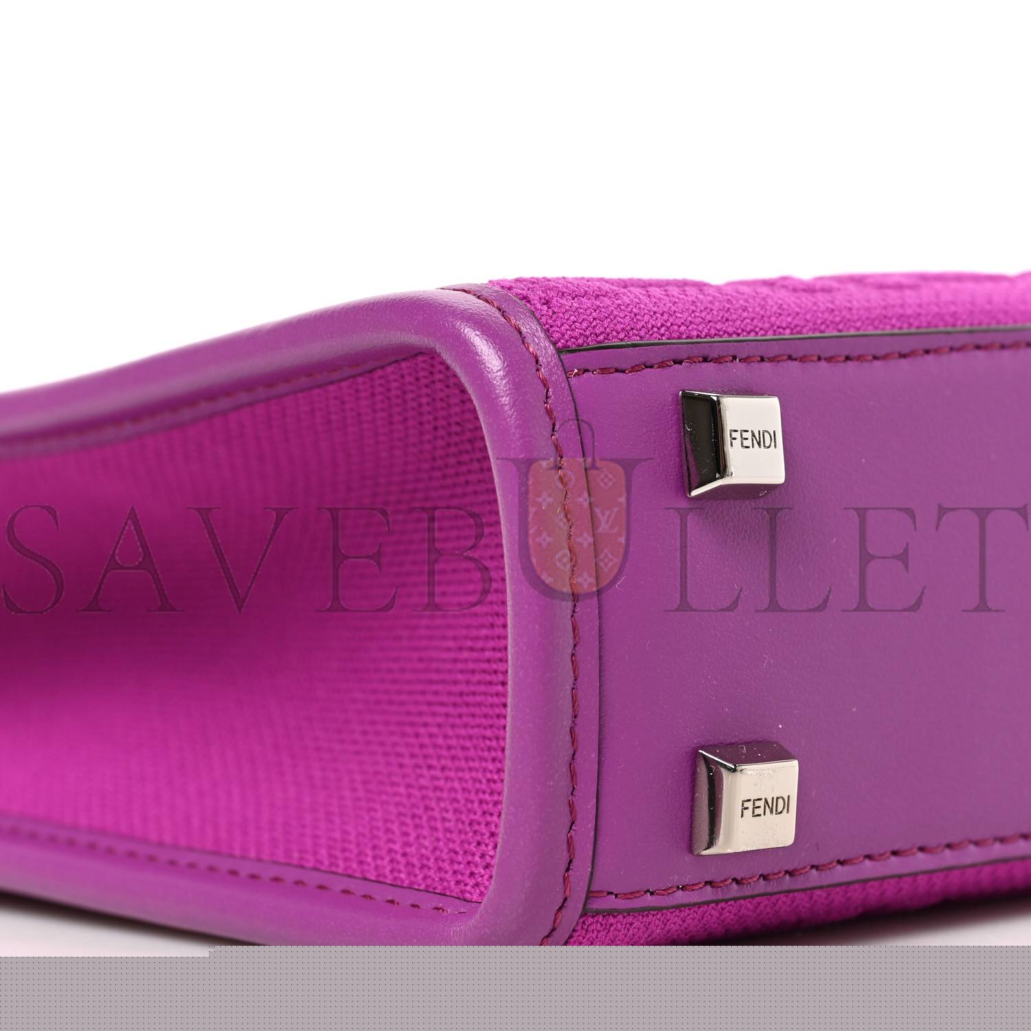 F**di technical fabric vitello ceylon plexiglass ff mini F**di sunshine shopper tote bouganville (18*13*6cm)