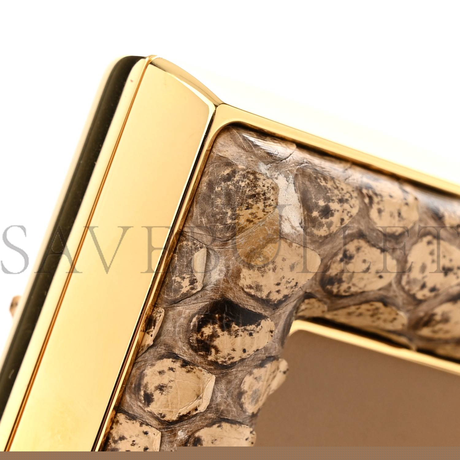 F**di shiny nappa snakeskin small F**di first sand make up (24*19*9cm)