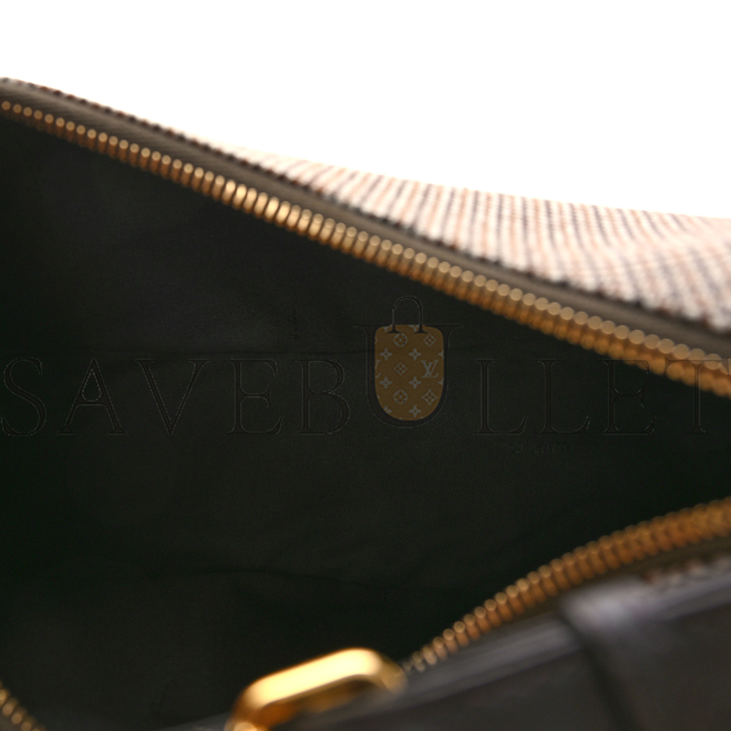 F**di wool vitello grace small houndstooth small F**digraphy hobo bag beige moro (28*21*8cm)