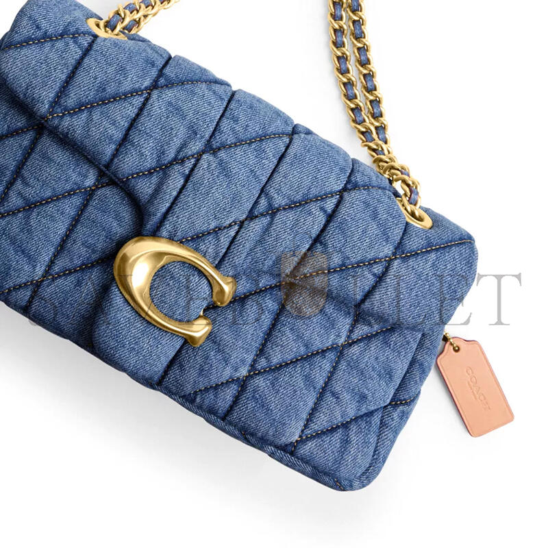 C0a*h tabby shoulder bag 26 with quilting cr704 (26*14*8cm)