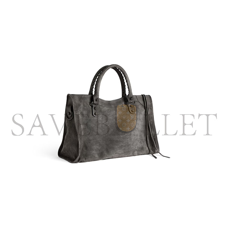 Ba1en*iaga le city bag medium in storm grey 8230582ab2a1143 (37*23.4*14.9cm)