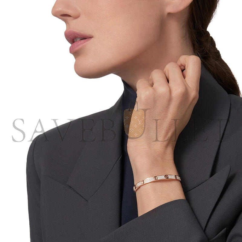 Ca*t1er love bracelet, medium model, paved n6736017
