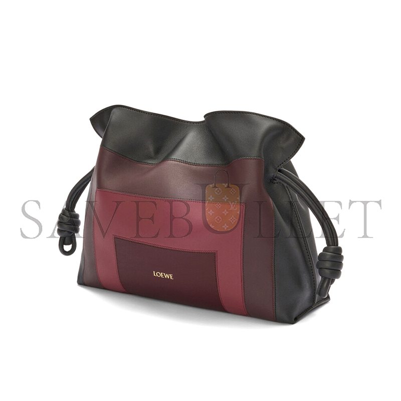 L0ew* x albers medium flamenco clutch in nappa calfskin a411fc1xdd (30*24.5*10.5cm)
