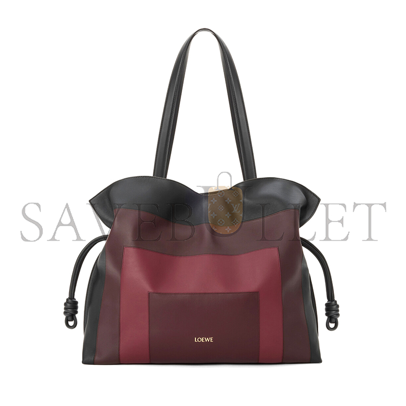 L0ew* x albers xl flamenco clutch in nappa calfskin a411x12x40 (44.7*34.5*21.5cm)