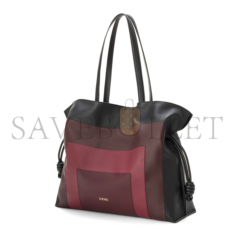 L0ew* x albers xl flamenco clutch in nappa calfskin a411x12x40 (44.7*34.5*21.5cm)