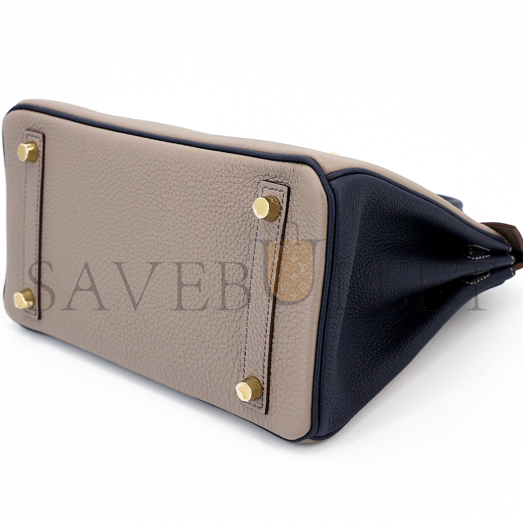 H**mes birkin 30 hss chevre ck18 elephant grey bag 7597206287 (30*23*15cm)