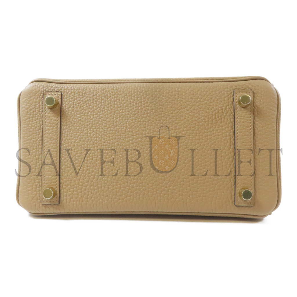 H**mes master birkin 25 crocodile leather touch gold buckle tote bag 2181100068898 (25*19*13cm)