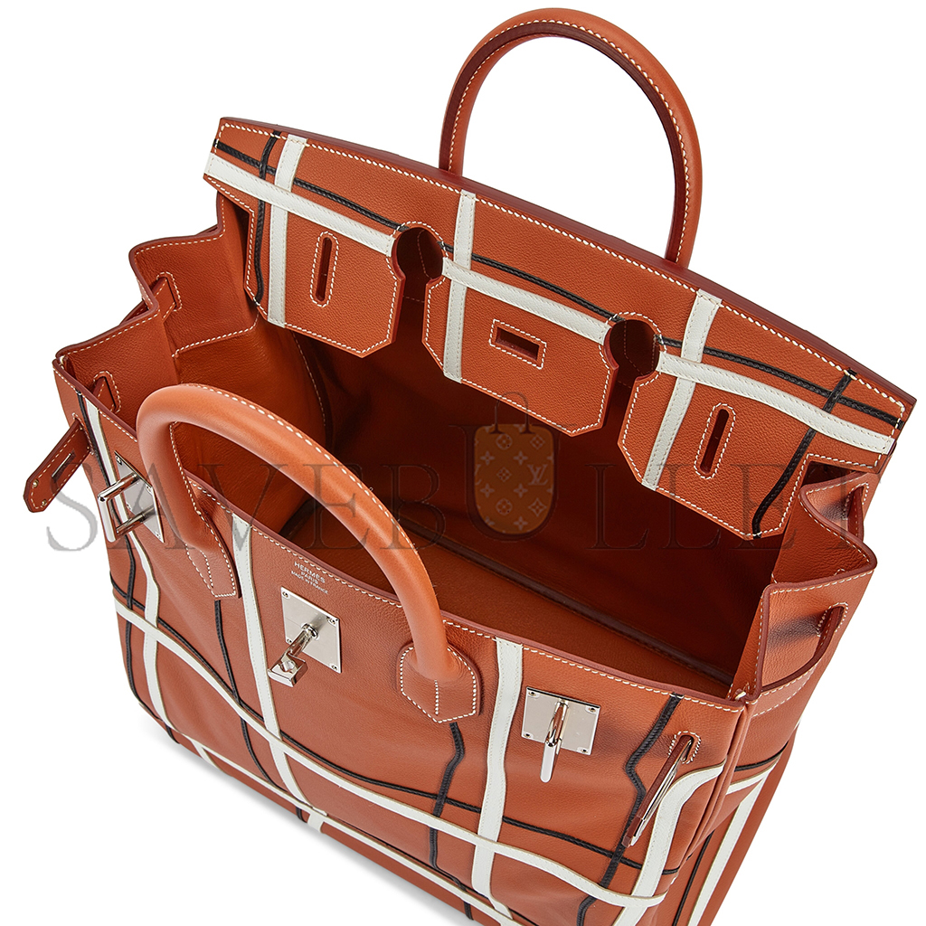 H**mes master birkin 40 swift leather brown bag 1004697438 (40*40*23cm)
