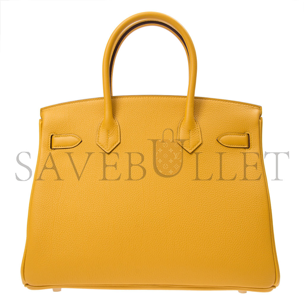 H**mes master birkin 35 togo leather calfskin amber gold buckle bag bk309dtggp (35*28*18cm)