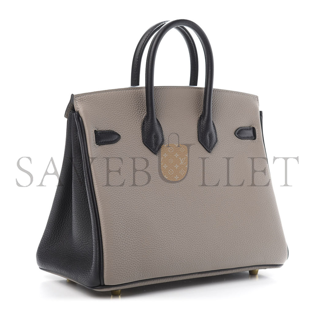 H**mes birkin 30 togo leather turtledove gray gold buckle bag 645269 (30*23*15cm)