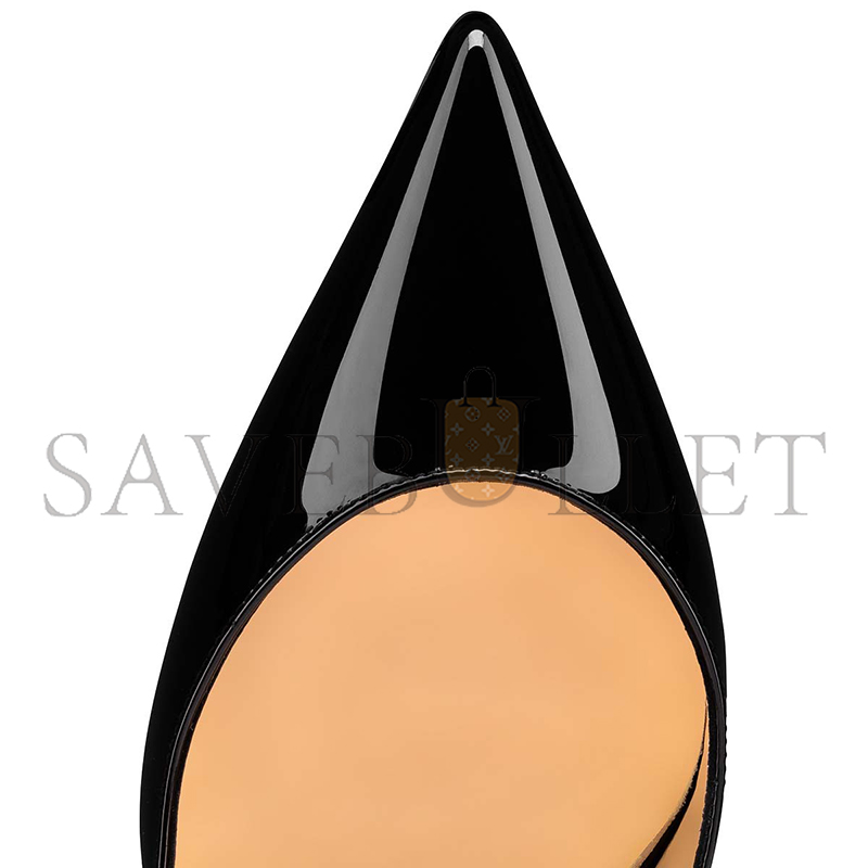 Ch**an louboutin iriza 85 mm pumps-patent calf leather-black-women 3210565bk01