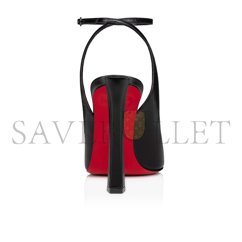 Ch**an louboutin condora strap 100 mm strappy pumps-leather-black-women 3230741b439