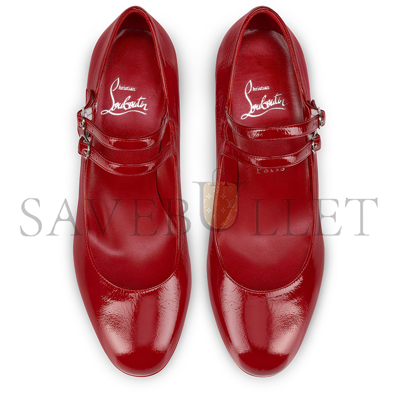Ch**an louboutin miss jane 55 mm mary janes-vog patent leather-loubi-women 1250478r558