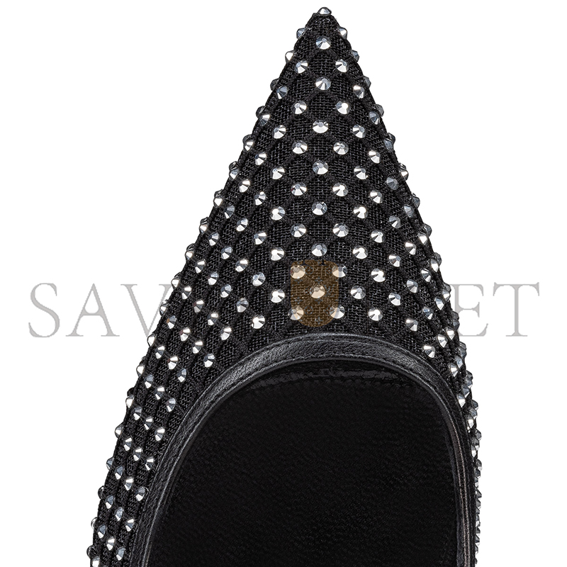 Ch**an louboutin apostropha mesh strass 80 mm pumps-strass mesh and nappa leather-black-women 3240170b775