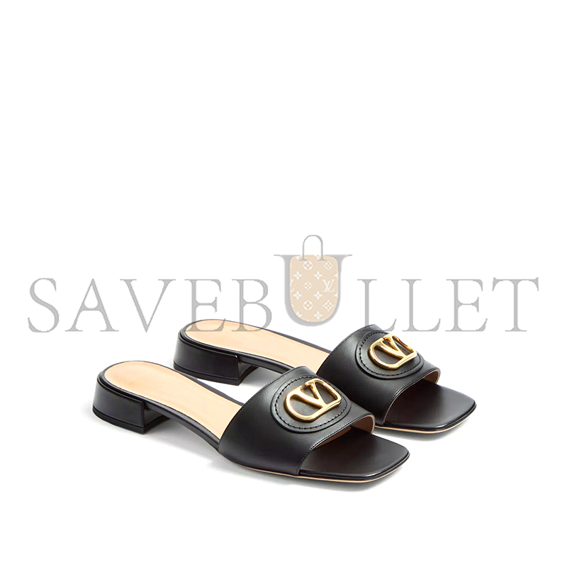 VALENTINO VLOGO SIGNATURE SLIDE SANDAL IN CALFSKIN 20MM 6W0S0LT0DSH_0NO