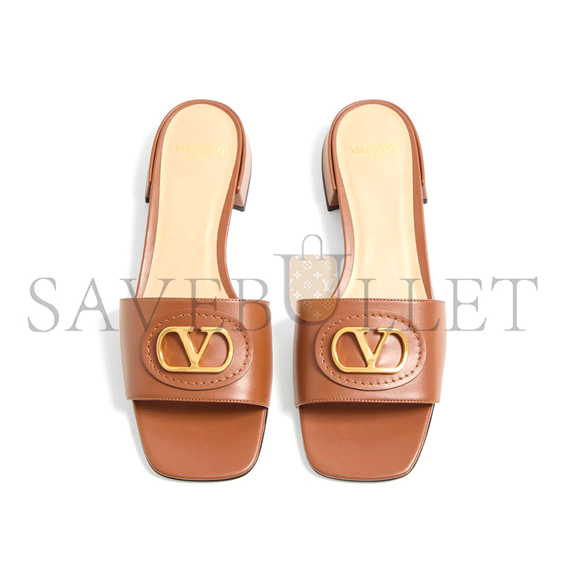 VALENTINO VLOGO SIGNATURE SLIDE SANDAL IN CALFSKIN 20MM 6W0S0LT0DSH_N58