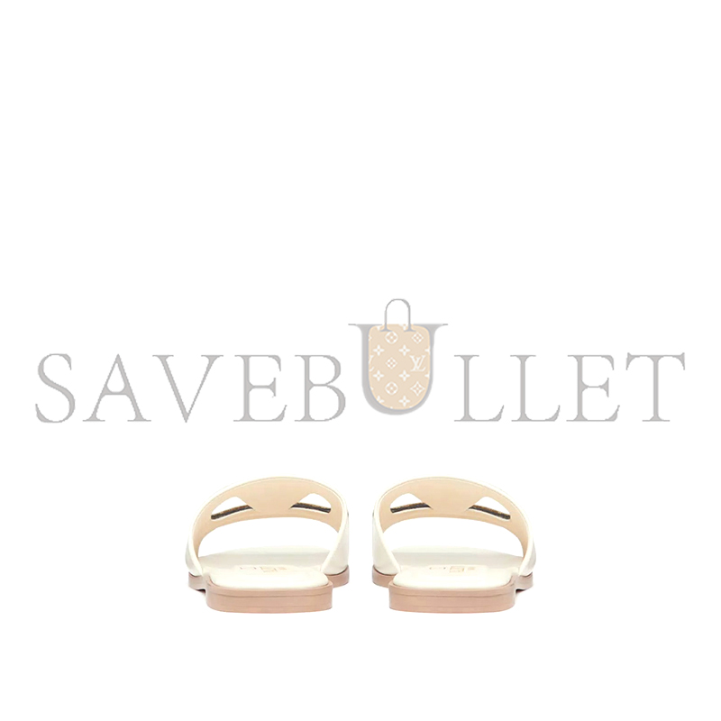 VALENTINO VLOGO CUT-OUT CALFSKIN SLIDE SANDAL 4W2S0IB0RLL_B24