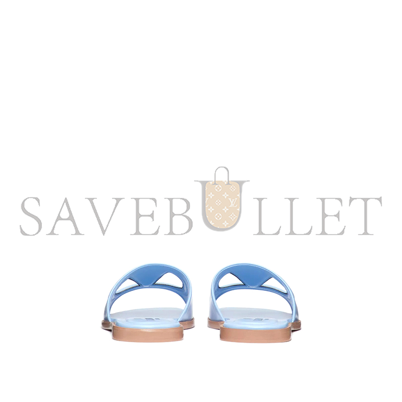 VALENTINO VLOGO CUT-OUT CALFSKIN SLIDE SANDAL 4W2S0IB0RLL_ZTL