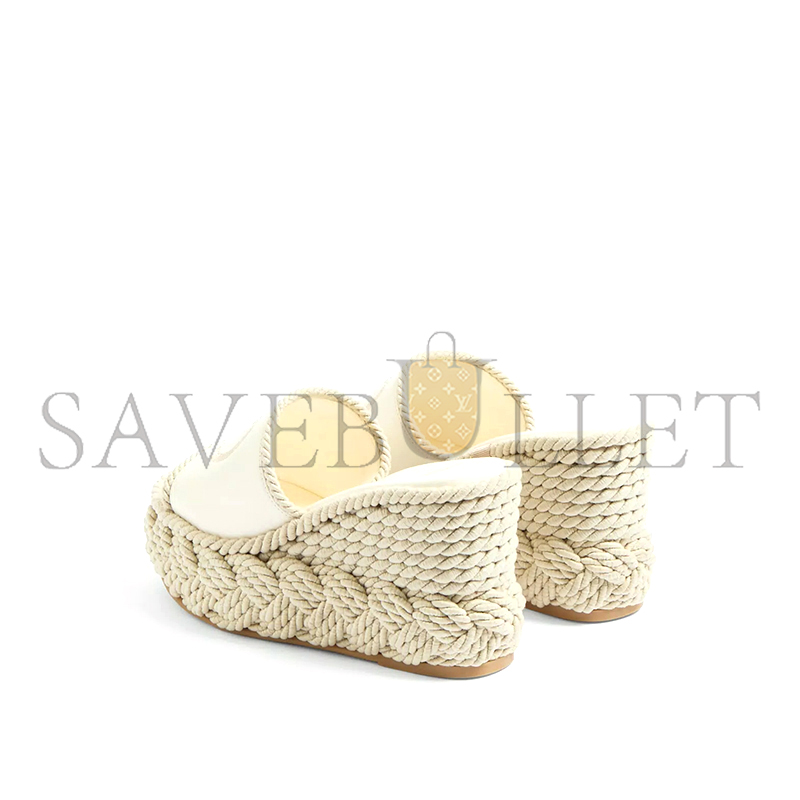 VALENTINO VLOGO TORCHON WEDGE SLIDE IN NAPPA 100MM 6W2S0KC5YWI_098