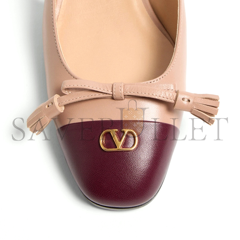 VALENTINO VALET DU ROI KID SLINGBACK BALLERINA 25MMM 6W0S0MH0DDT_AGM