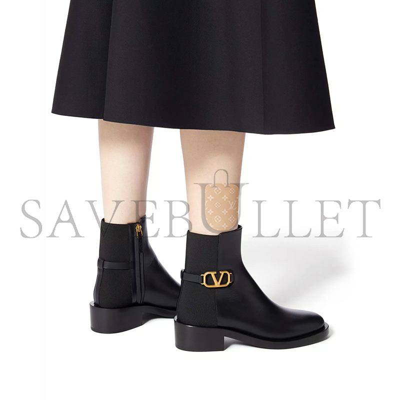 VALENTINO VLOGO SIGNATURE CALFSKIN ANKLE BOOT 30MM 5W2S0CT1PYH_0NO