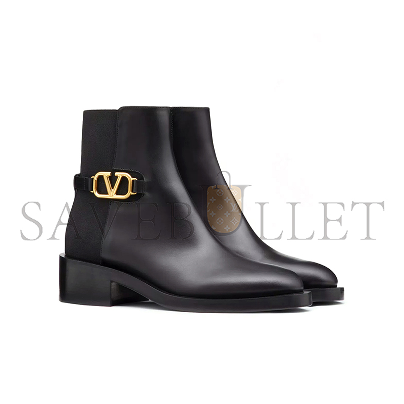 VALENTINO VLOGO SIGNATURE CALFSKIN ANKLE BOOT 30MM 5W2S0CT1PYH_0NO