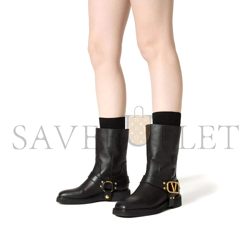 VALENTINO VLOGO SIGNATURE CALFSKIN ANKLE BOOT 30MM 5W2S0JK6DSH_0NO
