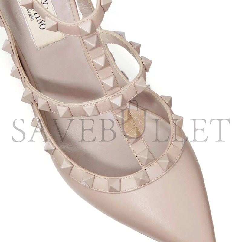 VALENTINO ROCKSTUD ANKLE STRAP PUMP WITH TONAL STUDS 100 MM 5W2S0393VB8_P45