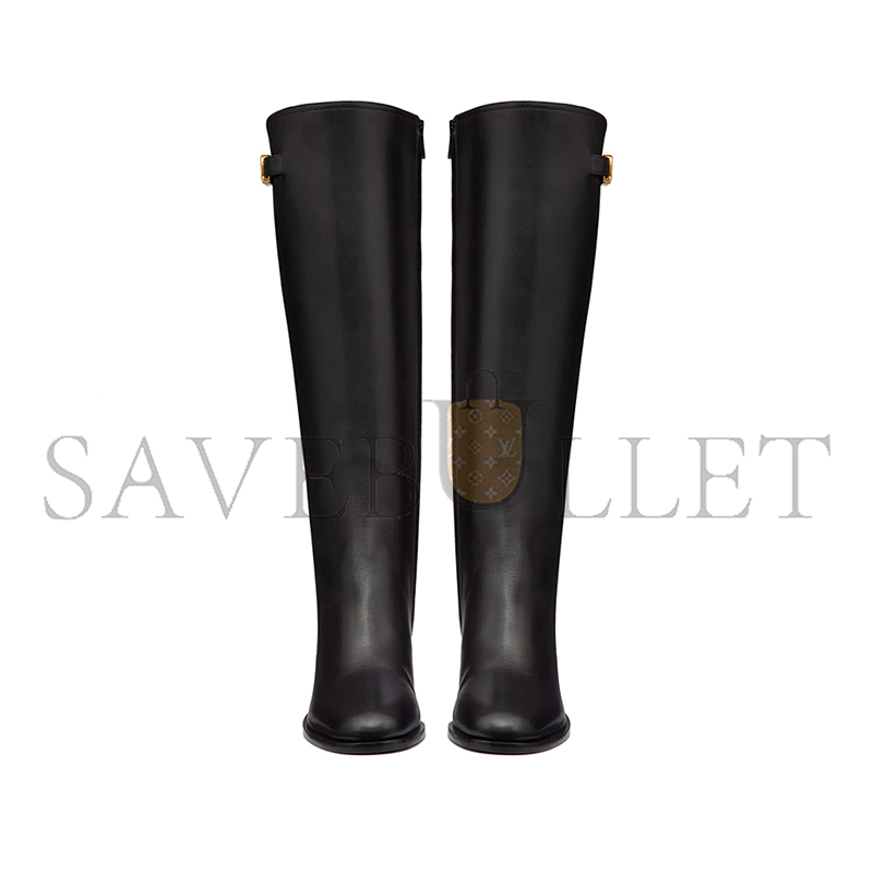 VALENTINO VLOGO SIGNATURE CALFSKIN BOOT 70MM 5W2S0HY0DSH_0NO