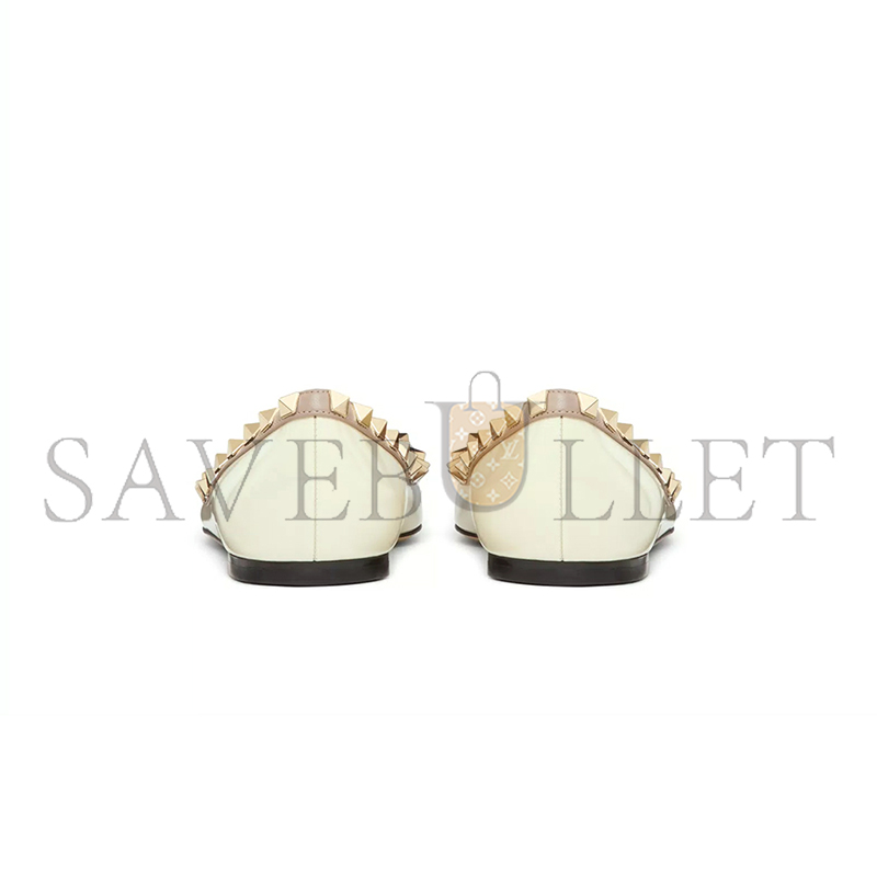 VALENTINO PATENT ROCKSTUD BALLET FLAT 5W2S0403VNW_L62