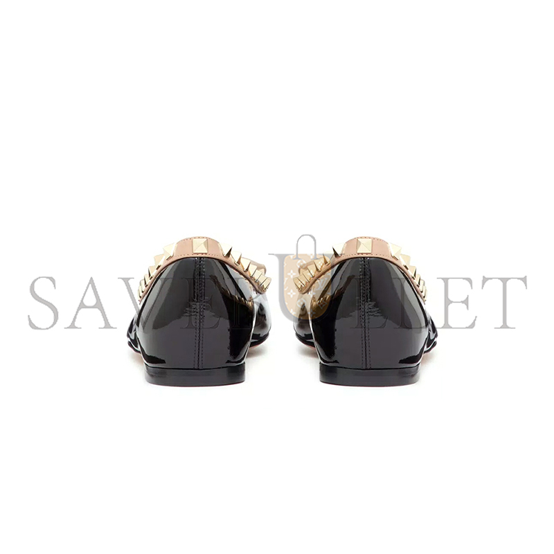 VALENTINO ROCKSTUD PATENT LEATHER BALLERINA 3W2S0HQ5VNW_N71