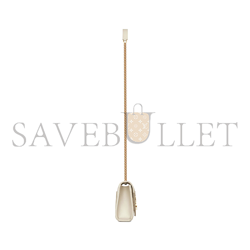 Y*L envelope small in quilted grain de poudre embossed leather 600195bow919207 (21*13*6cm)