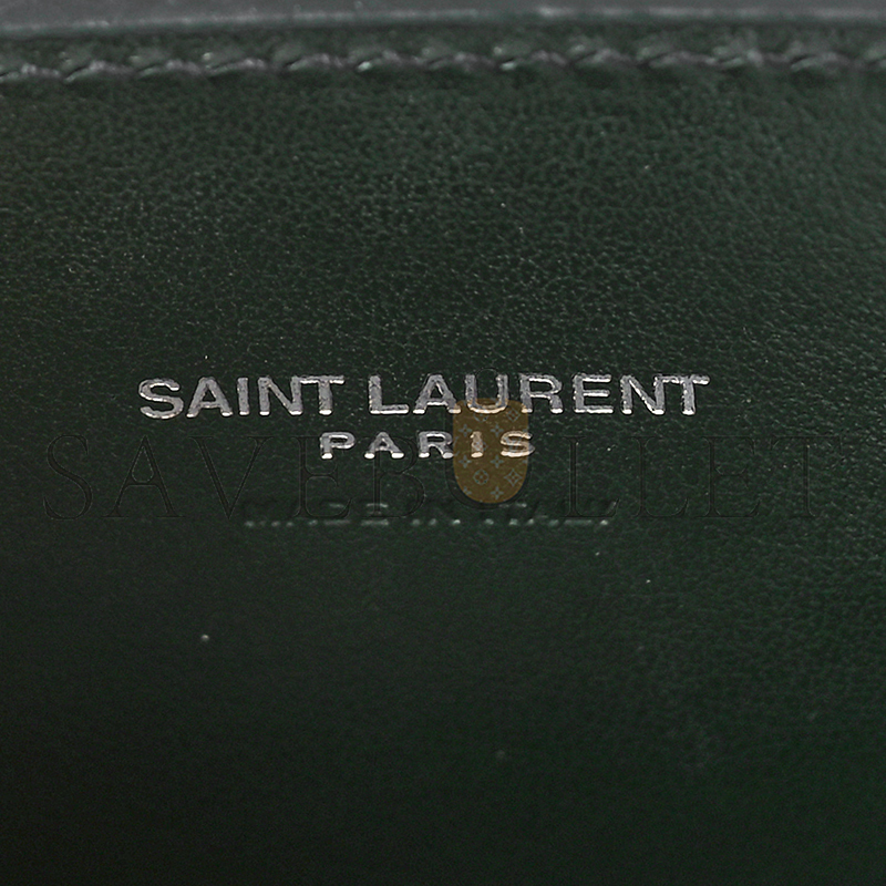 Y*L sac de jour croc embossed dark green 1256125 (26*20.5*12.5cm)