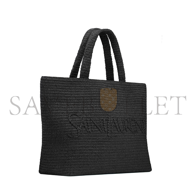 y*l Sa**t Lau*nt tote in raffia 756269gaaei1000 (50*34*17cm)
