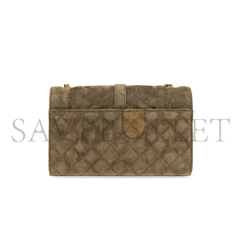 Y*L envelope small bag in sude shoulder bag green 6001951u8873206 (21*13*6cm)