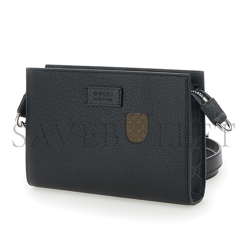 g*u*i S*per mini crossbody bag with logo patch 795438 (22*15*4.5cm)