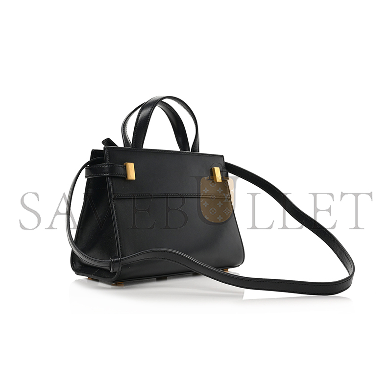 Y*L manhattan nano tote black in smooth leather 5937411344052 (21*16*9cm)
