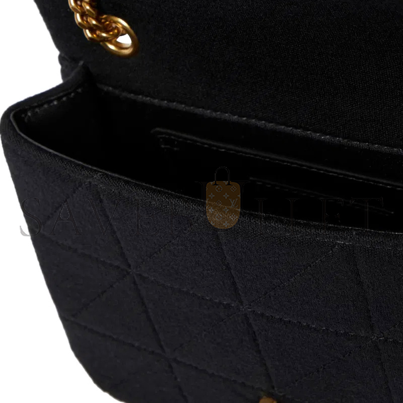 Y*L jamie small quilted shoulder bag in jersey 698162671812 (16*13*5cm)