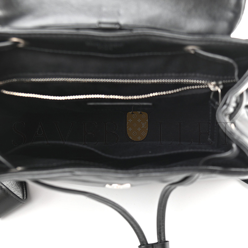 Y*L loulou small backpack black in quilted leather 516272909633 (26*22*11cm)