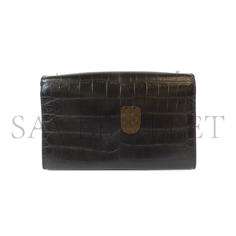 Y*L kate small chain bag with tassel in crocodile-embossed leather 452159600354 (20*12.5*5cm)