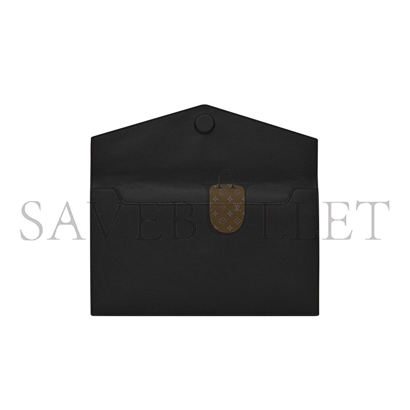 Y*L uptown pouch in grain de poudre leather 5657391gf0j1000 (27*16*2cm)