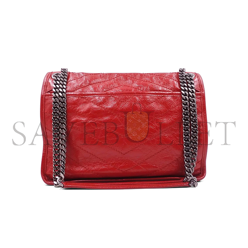 Y*L niki medium chain bag in crinkled vintage leather 4988940en046805 (28*20*8.5cm)