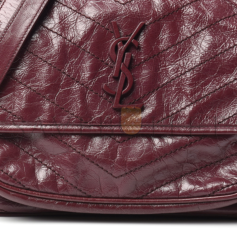 Y*L niki medium chain bag in crinkled vintage leather 498894710044 (28*20*8.5cm)