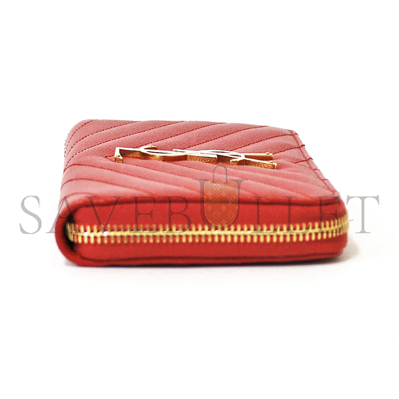 Y*L cassandre matelassÉ zip around wallet in grain de poudre leather 358094bow016422 (19*9.5*2.5cm)