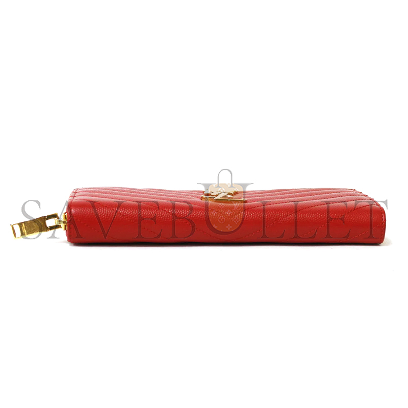 Y*L cassandre matelassÉ zip around wallet in grain de poudre leather 358094bow016422 (19*9.5*2.5cm)