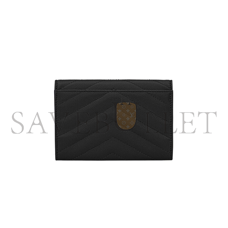 Y*L cassandre matelassÉ small envelope wallet in grain de poudre leather 414404bow011000 (13.5*9.5*3cm)