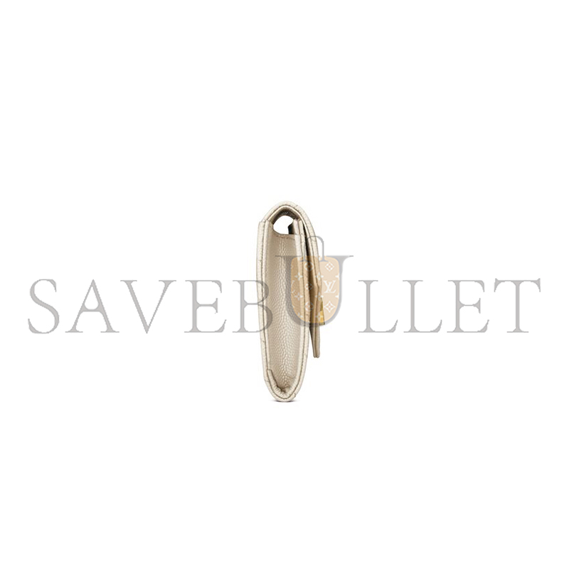 Y*L cassandre matelassÉ small envelope wallet in grain de poudre leather 414404bow019207 (13.5*9.5*3cm)