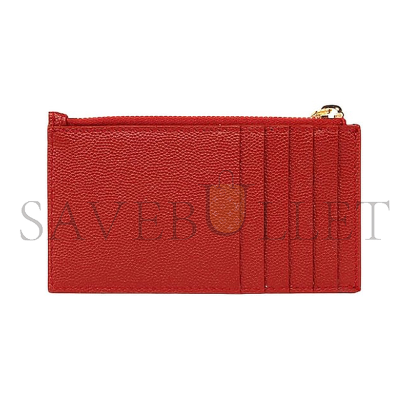 Y*L cassandre matelassÉ fragments card case in grain de poudre leather 607915bow016008 (13*8*2cm)